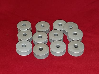 Type M - Spun Aluminum sewing machine bobbins - set of 12